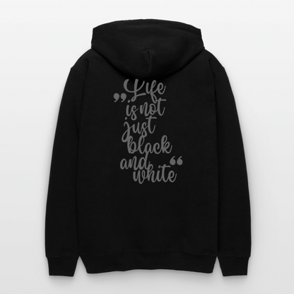 LiNBW. Crew Hoodie Grey Edition Life is not just black and white - Schwarz