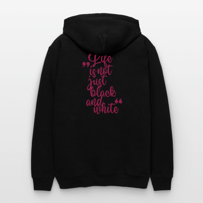 LiNBW. Crew Hoodie Pink Edition Life is not just black and white - Schwarz