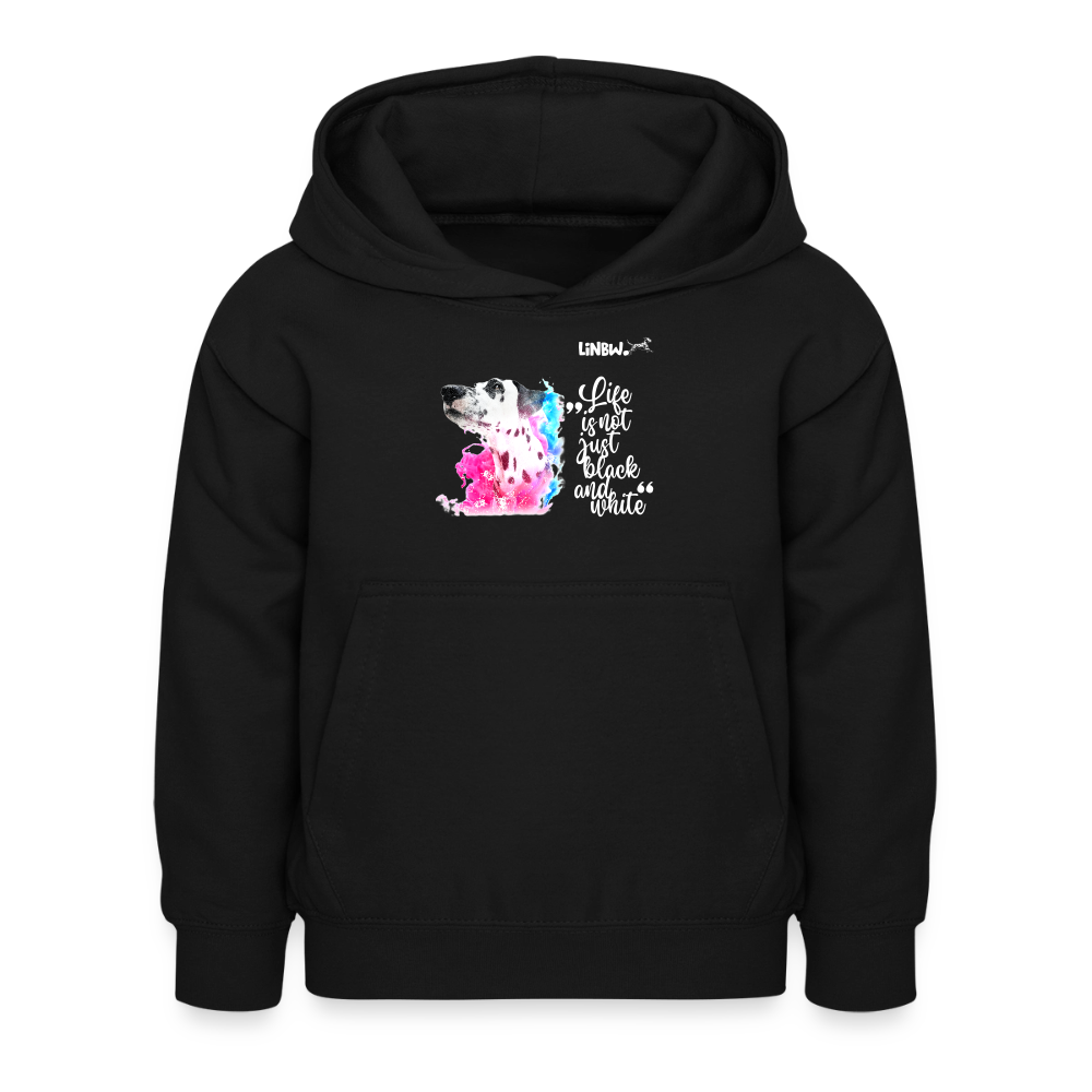 Boa's Hoodie Splash Life is not just black and white Edition White - Schwarz