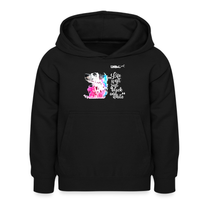 Boa's Hoodie Splash Life is not just black and white Edition White - Schwarz