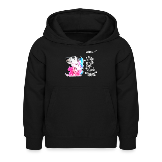 Boa's Hoodie Splash Life is not just black and white Edition White - Schwarz