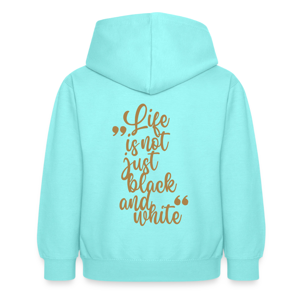 LiNBW. Crew Hoodie Life is not just black and white Edition Brown - LiNBW.