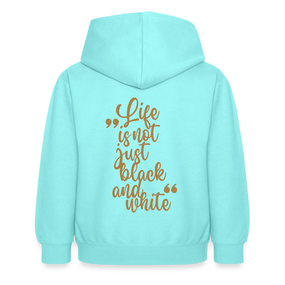 LiNBW. Crew Hoodie Life is not just black and white Edition Brown - LiNBW.