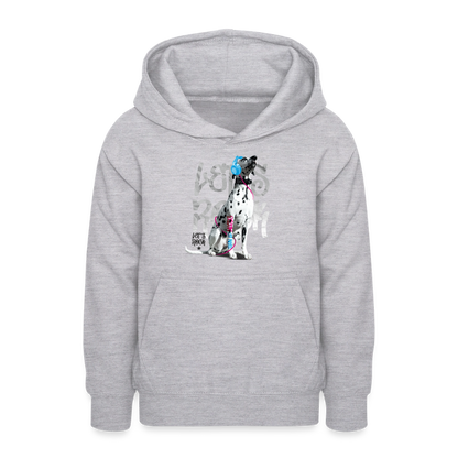 Teenager Hoodie - Hellgrau meliert