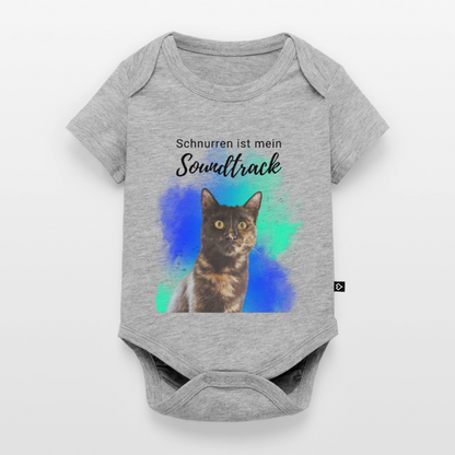 Nala´s Kurzarm-Body Schnurren ist mein Soundtrack Black Edition - LiNBW.