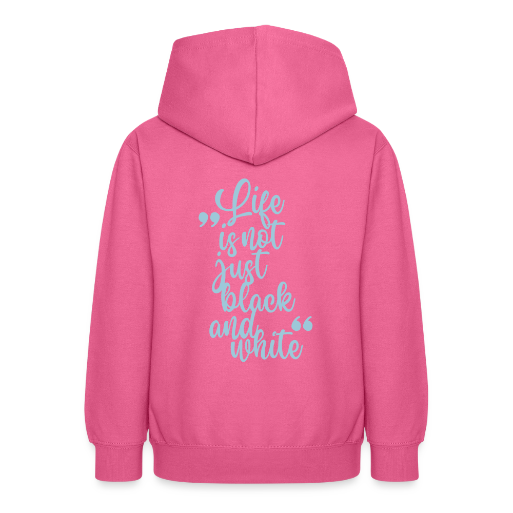 LiNBW. Crew Hoodie Life is not just black and white Edition Blue - LiNBW.