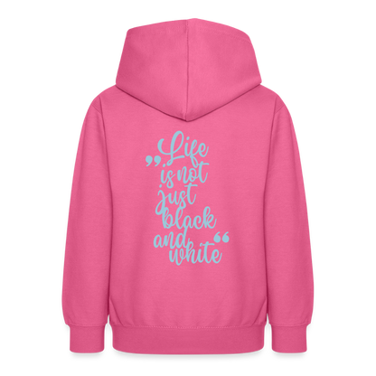 LiNBW. Crew Hoodie Life is not just black and white Edition Blue - LiNBW.
