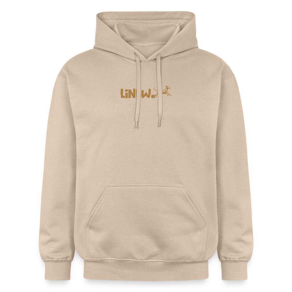 LiNBW. Crew Hoodie Brown Edition Life is not just black and white - Sand