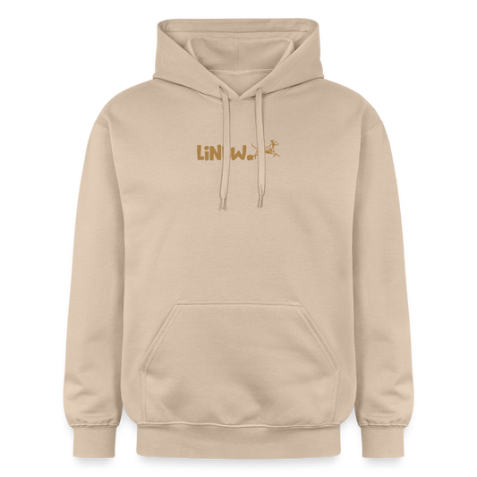 LiNBW. Crew Hoodie Brown Edition Life is not just black and white - Sand