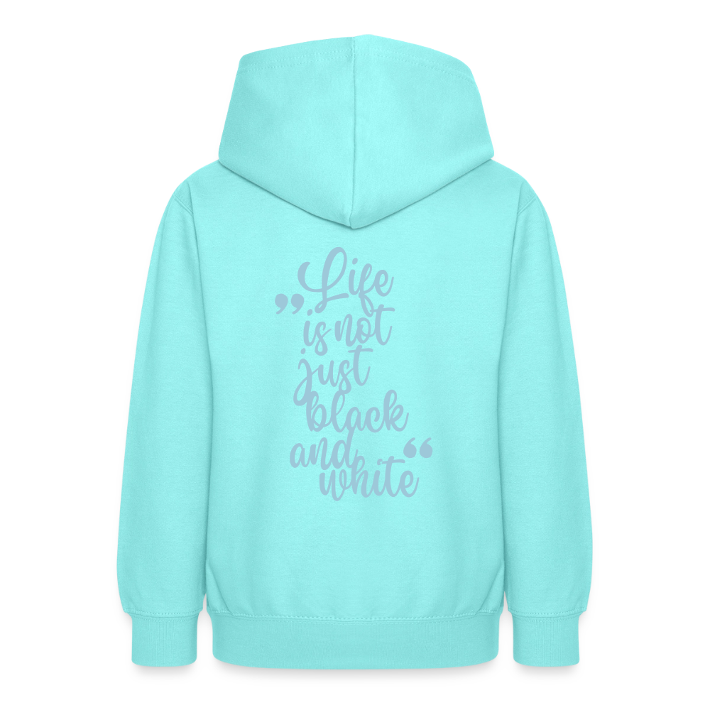 LiNBW. Crew Hoodie Life is not just black and white Edition Blue - LiNBW.