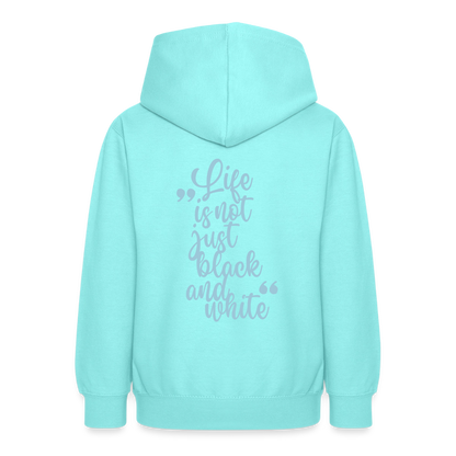 LiNBW. Crew Hoodie Life is not just black and white Edition Blue - LiNBW.