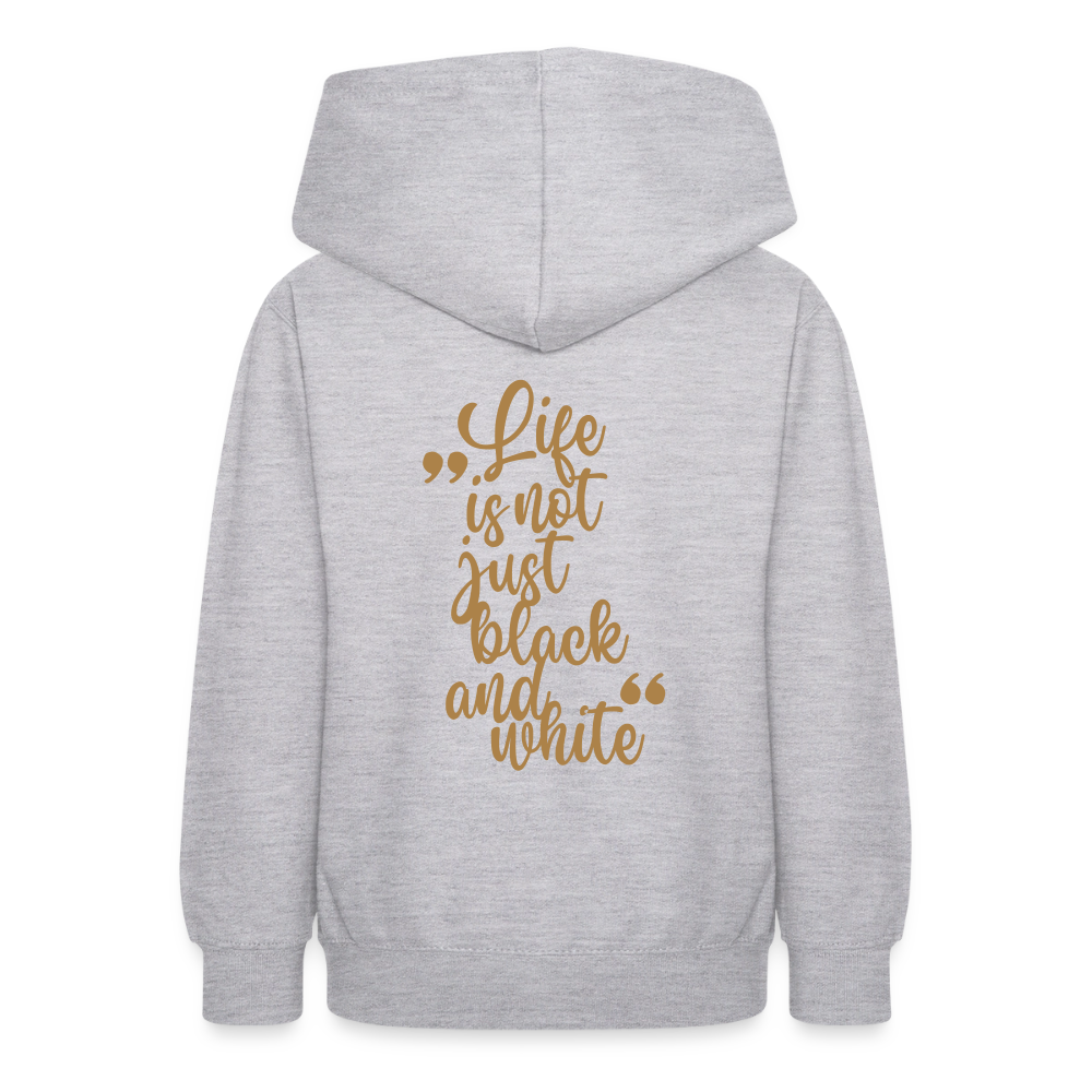 LiNBW. Crew Hoodie Life is not just black and white Edition Brown - LiNBW.