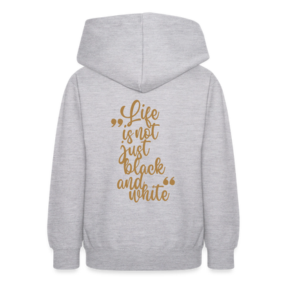 LiNBW. Crew Hoodie Life is not just black and white Edition Brown - LiNBW.