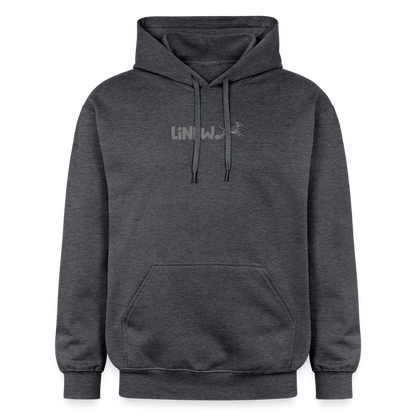 LiNBW. Crew Hoodie Grey Edition Life is not just black and white - Dunkelgrau meliert