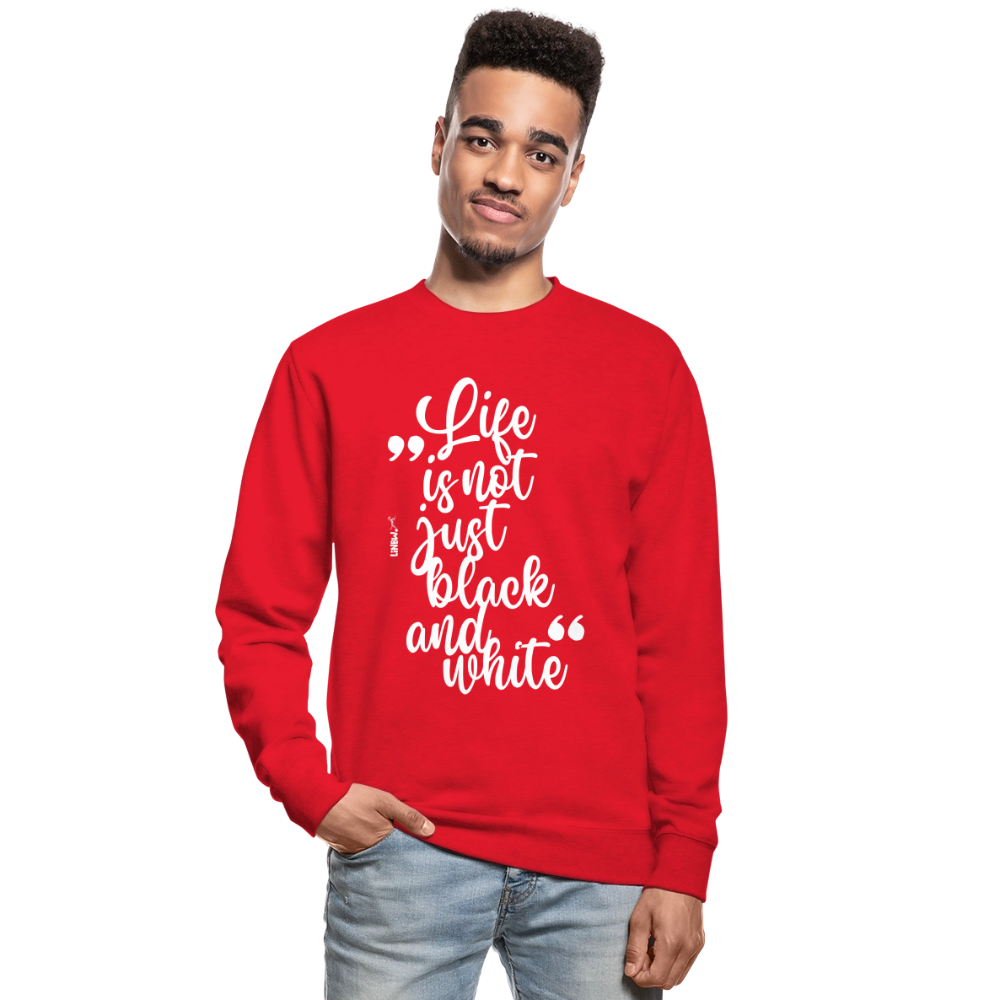 Life is not just black and white Classic Pullover White Edition - LiNBW.