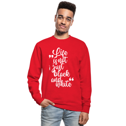 Life is not just black and white Classic Pullover White Edition - LiNBW.
