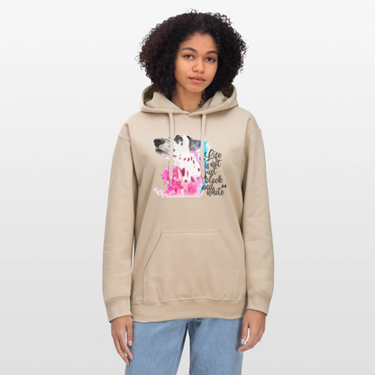 Boa's Hoodie Splash Life is not just black and white Edition Black - LiNBW.