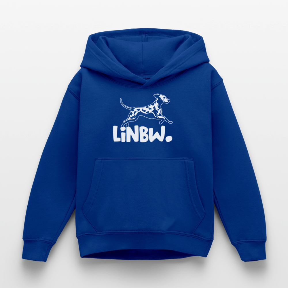 LiNBW. Hoodie White Edition - Royalblau