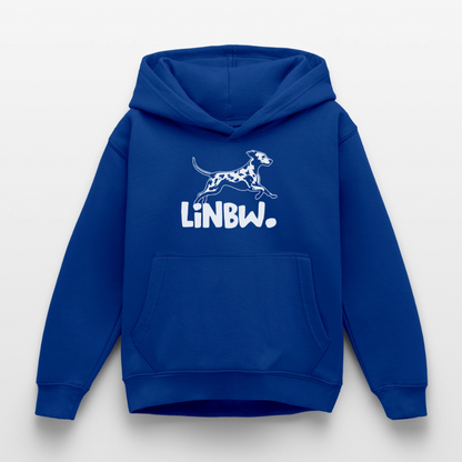 LiNBW. Hoodie White Edition - Royalblau