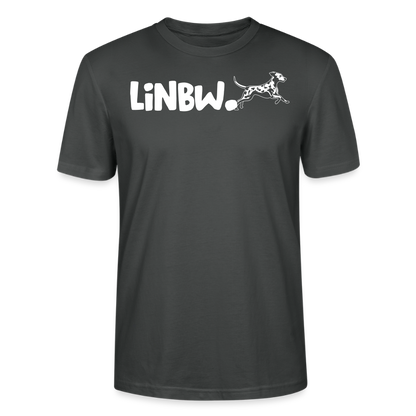 LiNBW. Unisex T-Shirt Premium Crew White Edition Life is not just black and white - Anthrazit