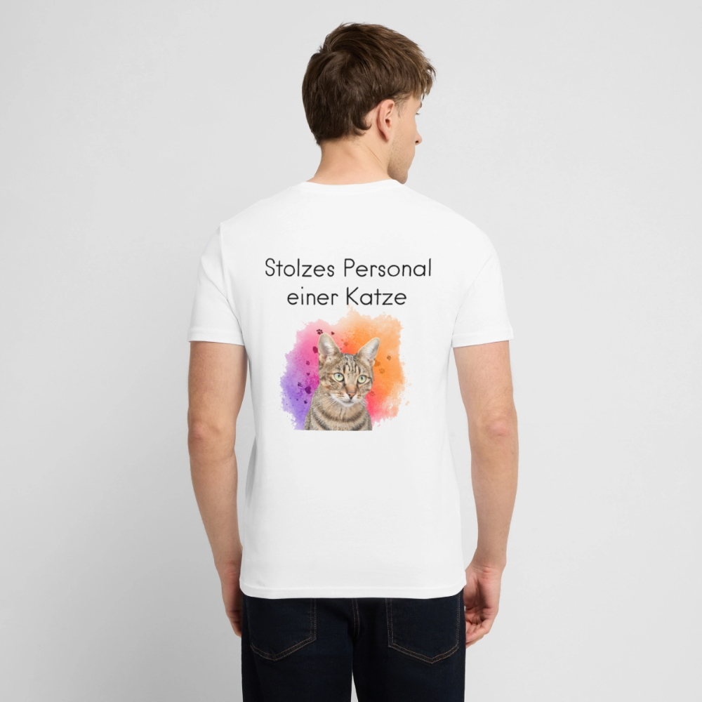Pedro's Unisex T-Shirt Premium CAT DAD Black Edition Stolzes Personal einer Katze - LiNBW.