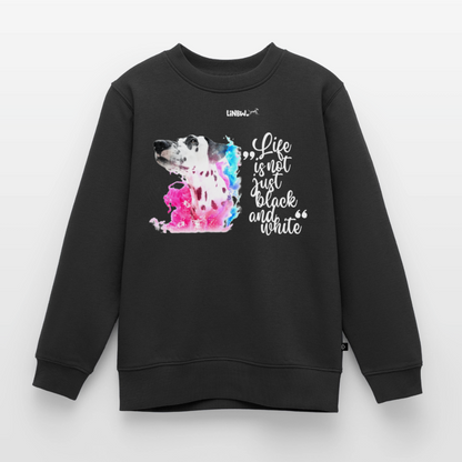 Boa's Pullover Splash Life is not just black and white Edition White - Schwarz
