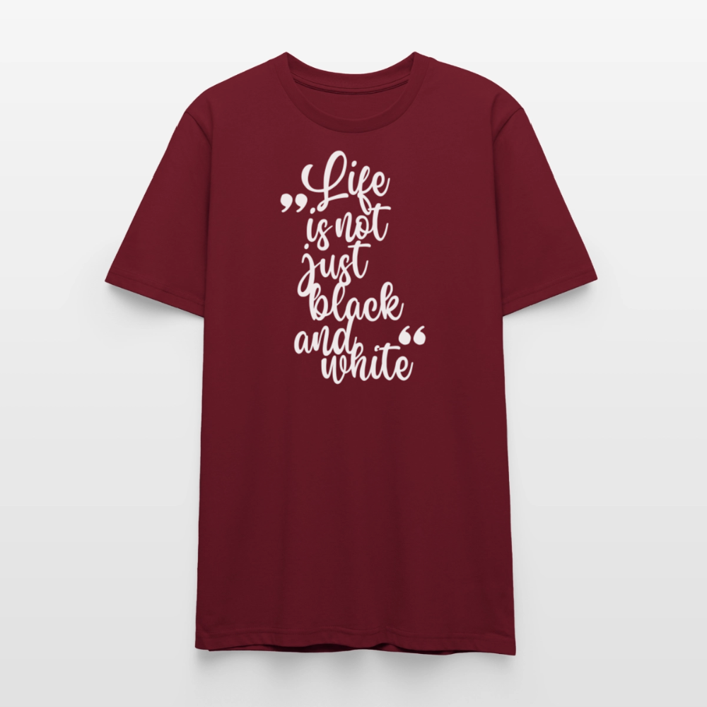 Life is not just black and white Unisex T-Shirt Premium White Edition - LiNBW.