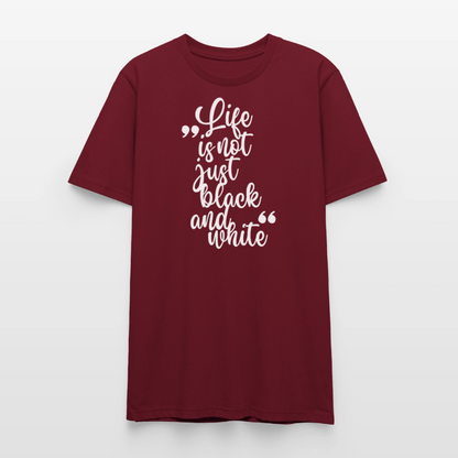 Life is not just black and white Unisex T-Shirt Premium White Edition - LiNBW.