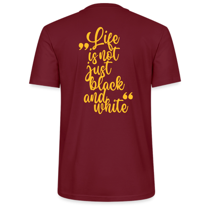 LiNBW. Unisex T-Shirt Premium Crew Yellow Edition Life is not just black and white - LiNBW.