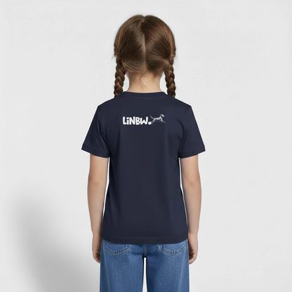 Boa's T-Shirt Splash White Edition Life is not just black and white - Navy