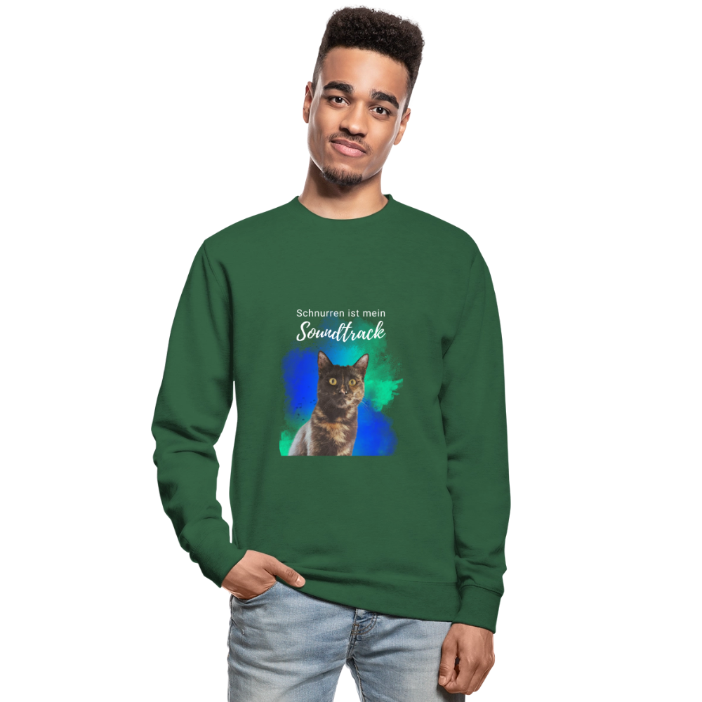 Nala's Classic Pullover Schnurren ist mein Soundtrack White Edition - Grün