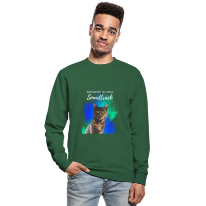 Nala's Classic Pullover Schnurren ist mein Soundtrack White Edition - Grün