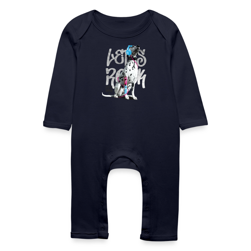 Boa´s Strampler Let´s Rock - Navy