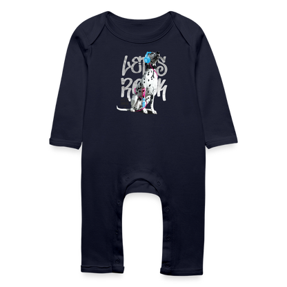 Boa´s Strampler Let´s Rock - Navy