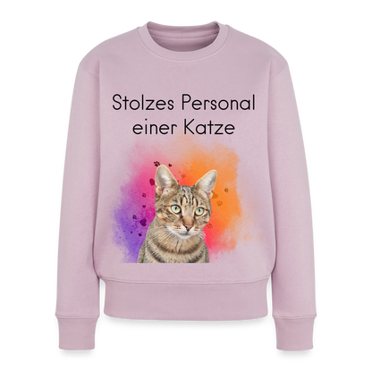 Pedro's Pullover Stolzes Personal einer Katze Black Edition - Altrosa