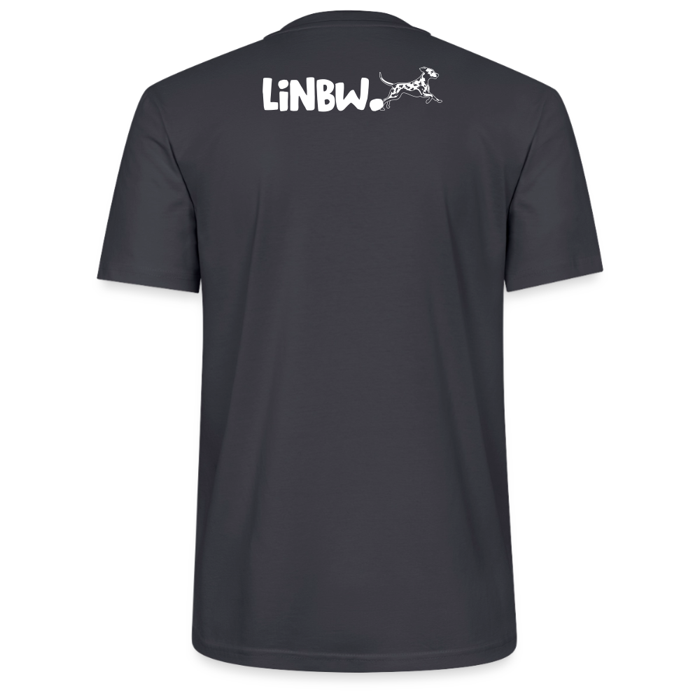 Life is not just black and white – Bio-Baumwollshirt - Dunkles Graublau