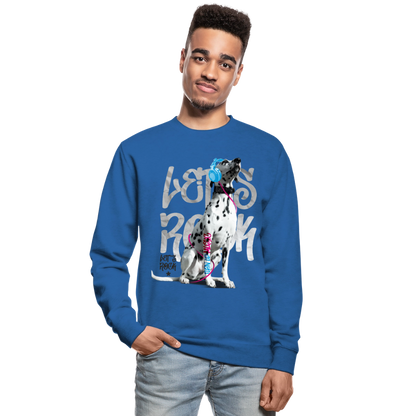 Boa's Classic Pullover Let's Rock - Royalblau