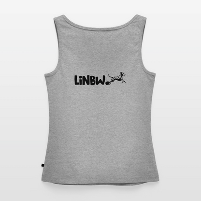 Life is not just black and white Tank Top Premium LiNBW. Black Edition - Grau meliert