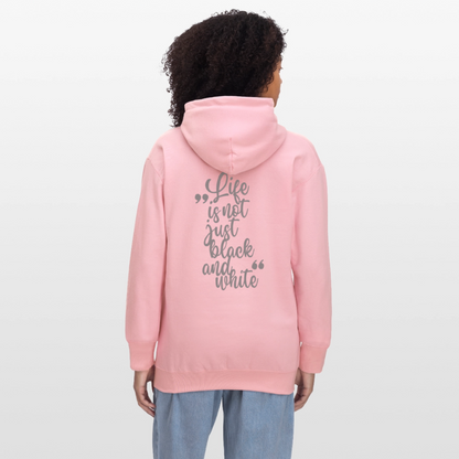 LiNBW. Crew Hoodie Grey Edition Life is not just black and white - Hellrosa