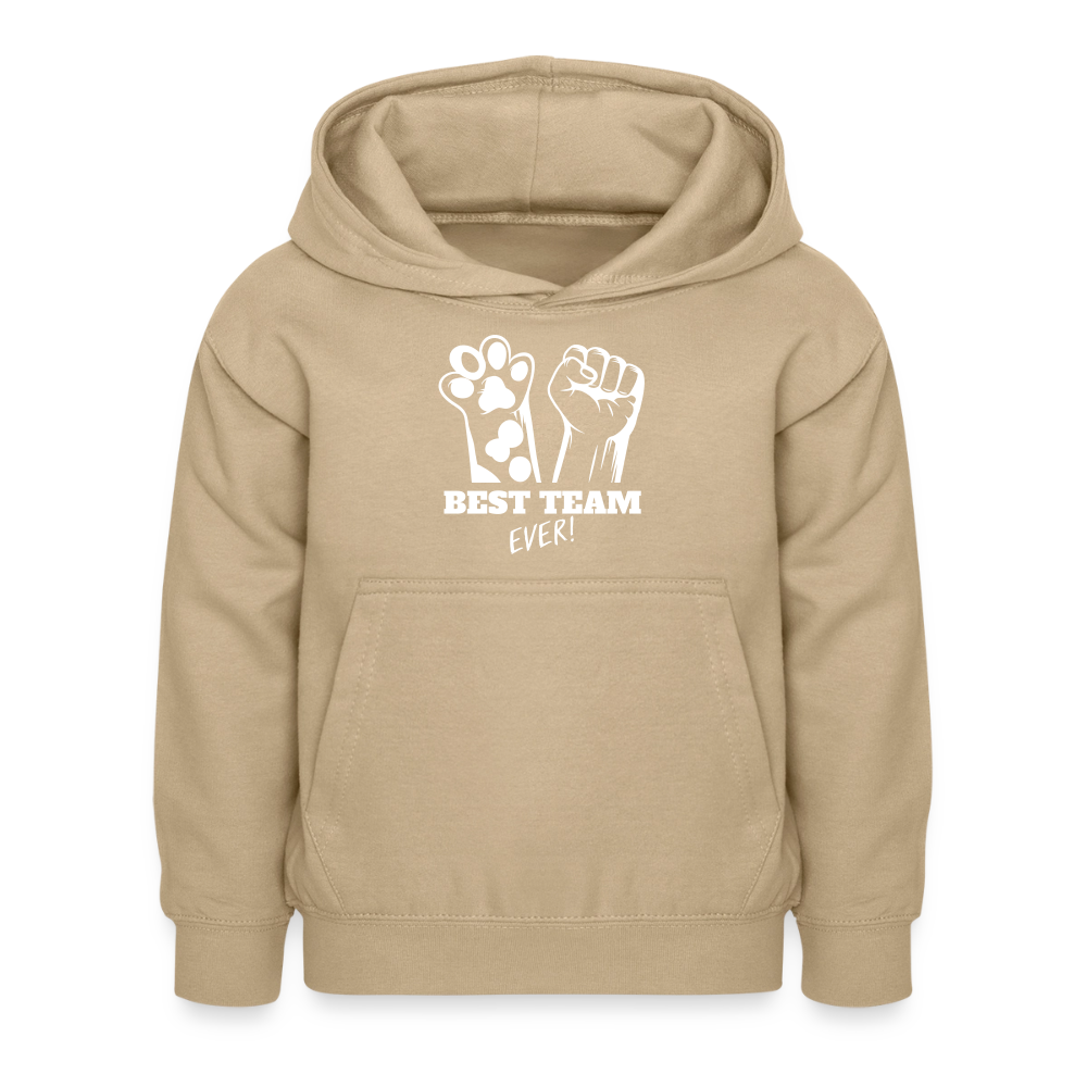 Best Team Ever  Hoodie White Edition - Sand