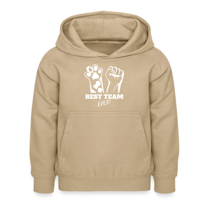 Best Team Ever  Hoodie White Edition - Sand