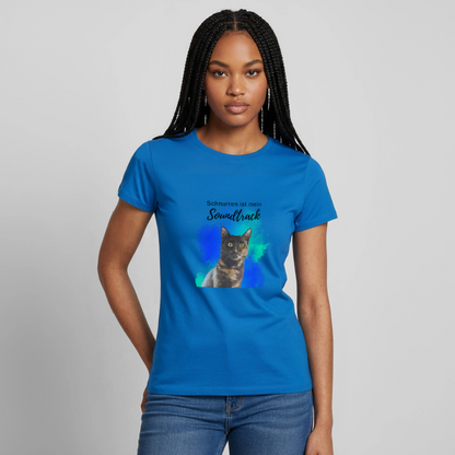 Nala's T-Shirt Schnurren ist mein Soundtrack Black Edition - Royalblau