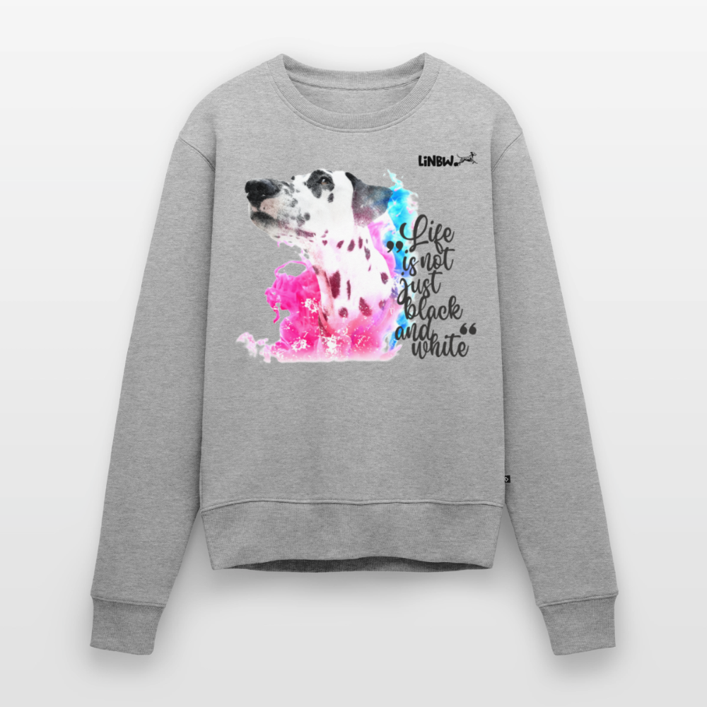 Boa's Pullover Splash Life is not just black and white Edition Black - Grau meliert