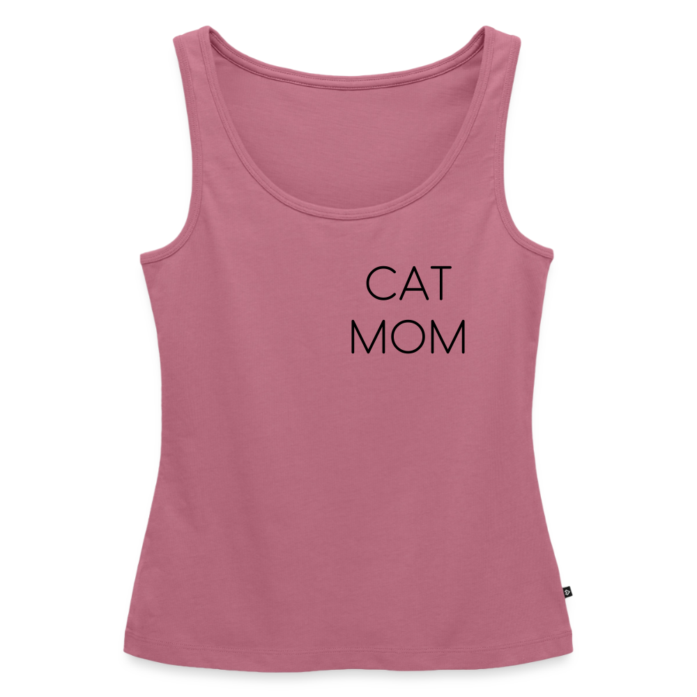 Pedro´s Tank Top Premium Stolzes Personal einer Katze CAT MOM Black Edition - Mauve