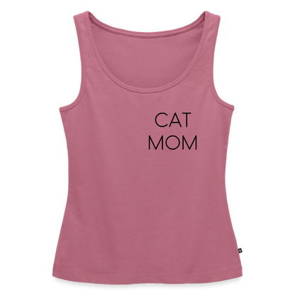 Pedro´s Tank Top Premium Stolzes Personal einer Katze CAT MOM Black Edition - Mauve