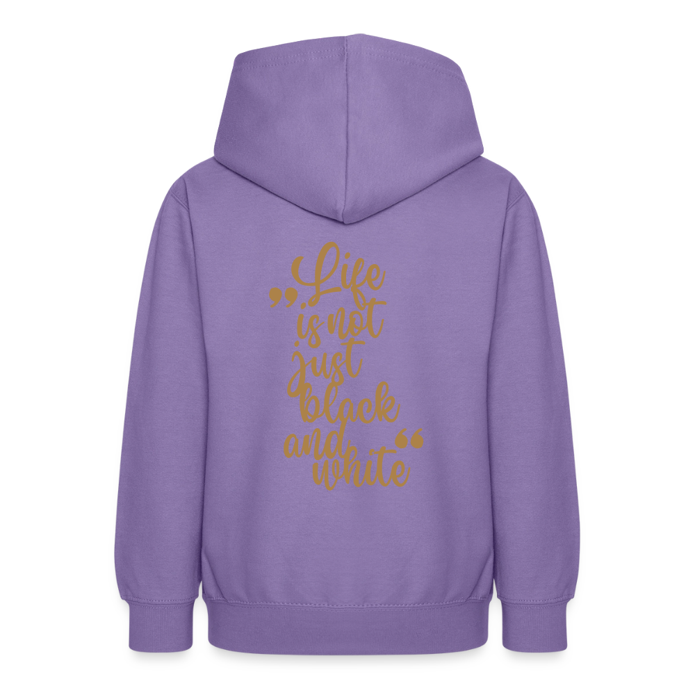 LiNBW. Crew Hoodie Life is not just black and white Edition Brown - LiNBW.