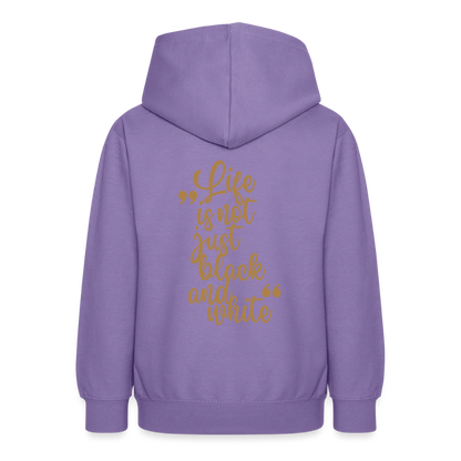 LiNBW. Crew Hoodie Life is not just black and white Edition Brown - LiNBW.