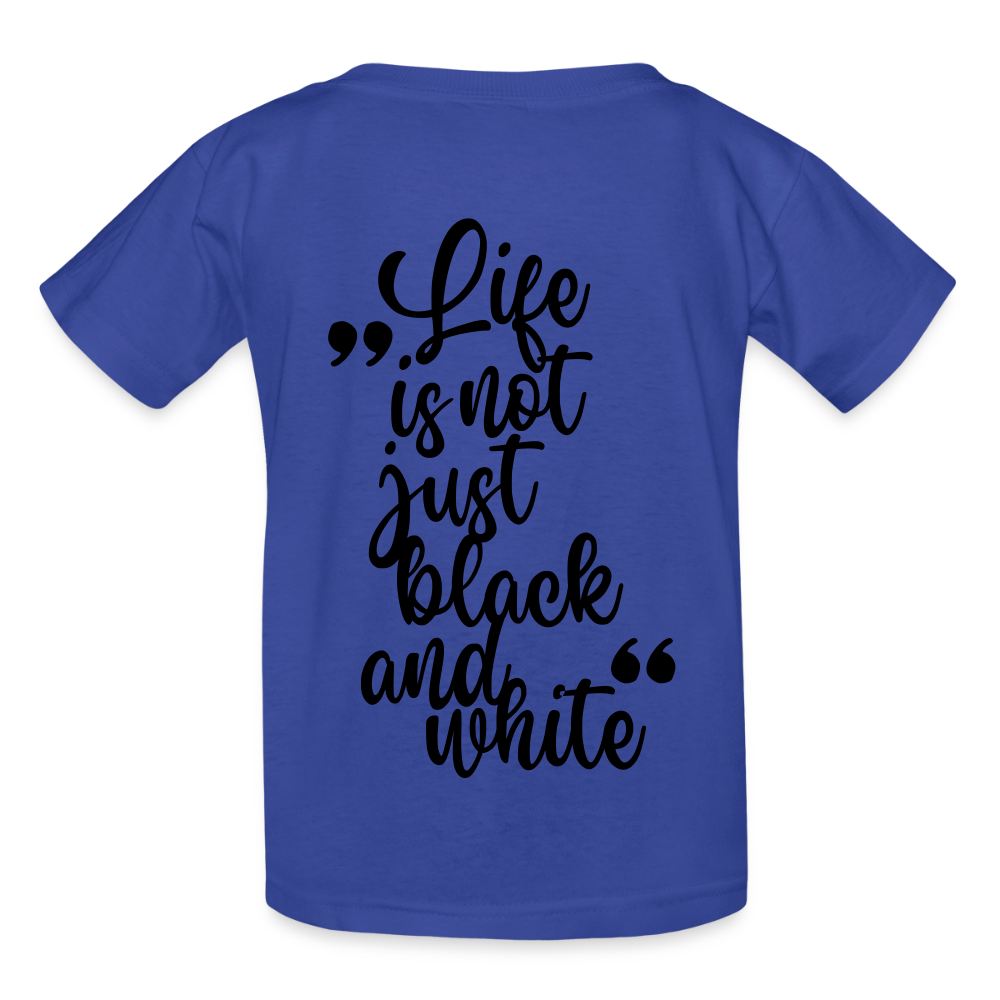 LiNBW. Crew T-Shirt Black Edition Life is not just black and white - LiNBW.