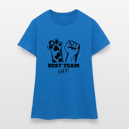 Best Team Ever T-Shirt Black Edition - Royalblau