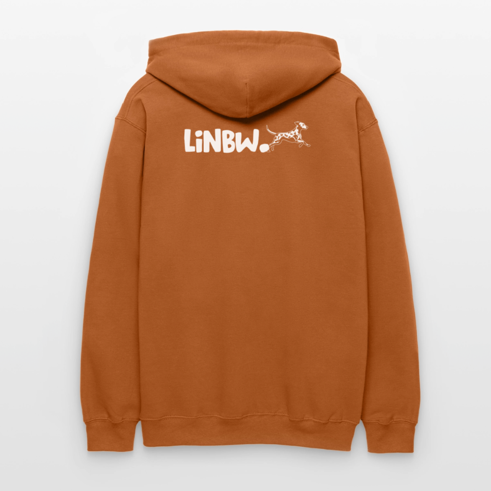 Life is not just black and white Hoodie White Edition - Athletic Orange